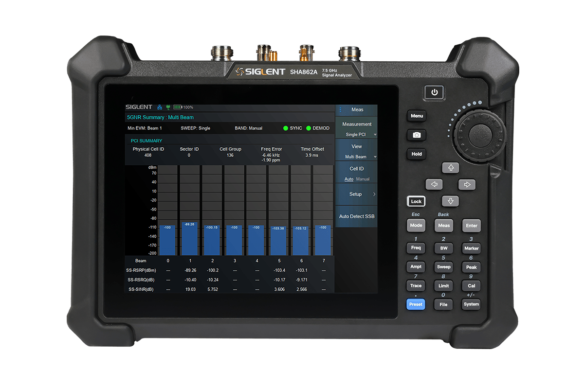 SHA860A — Handheld Signal Analyzer, 9 kHz to 3.6 / 7.5 GHz